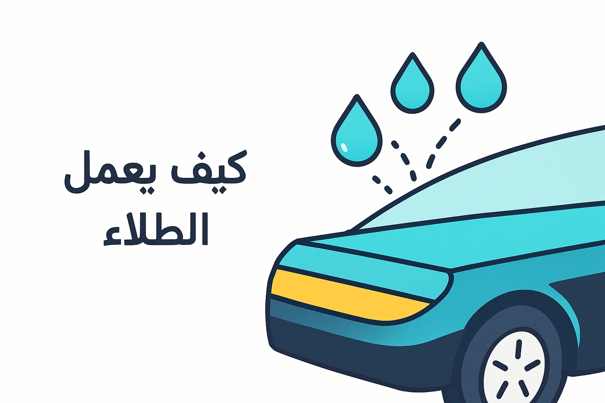 كيف يعمل الطلاء