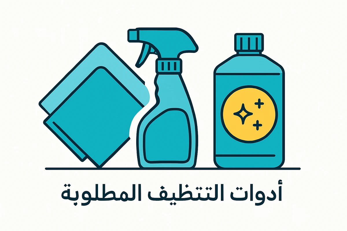 أدوات التنظيف المطلوبة