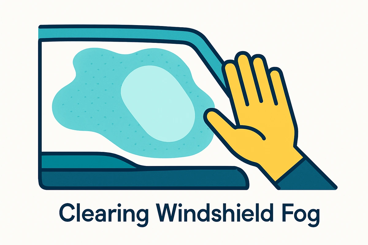 Clearing Windshield Fog