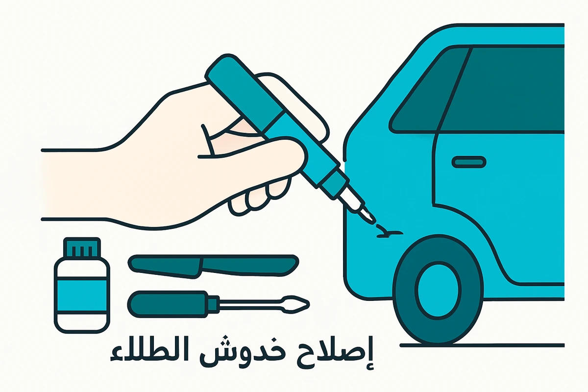 إصلاح خدوش الطلاء