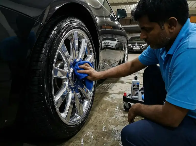 Rim & Tyre Polishing